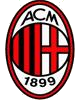 Логотип клуба Милан, который участвует в событии